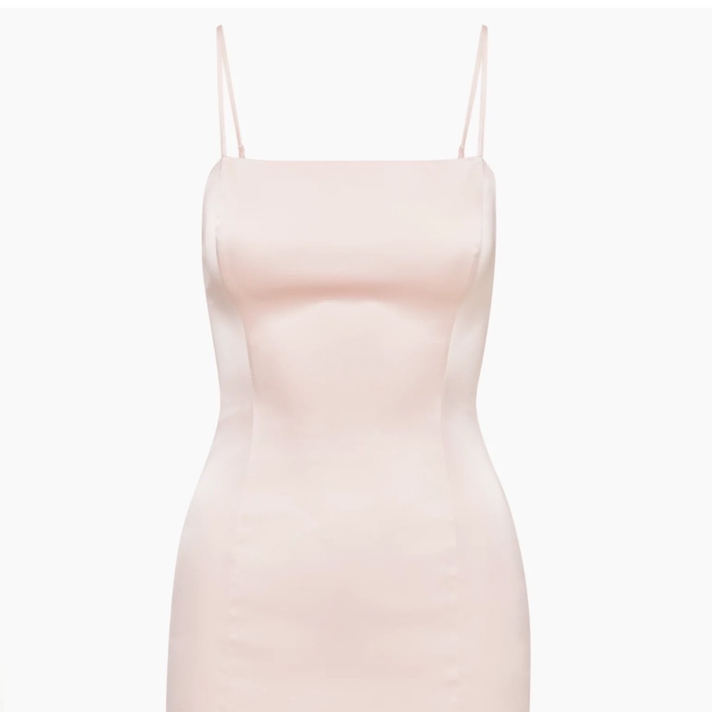Sunday Best Shimmer Satin Dress
